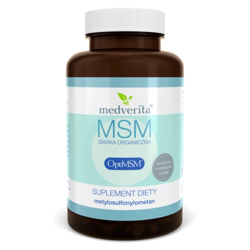 Medverita - MSM siarka organiczna OptiMSM® 500 mg - 120 kapsułek Medverita - MSM siarka organiczna OptiMSM® 500 mg - 120 kapsułek